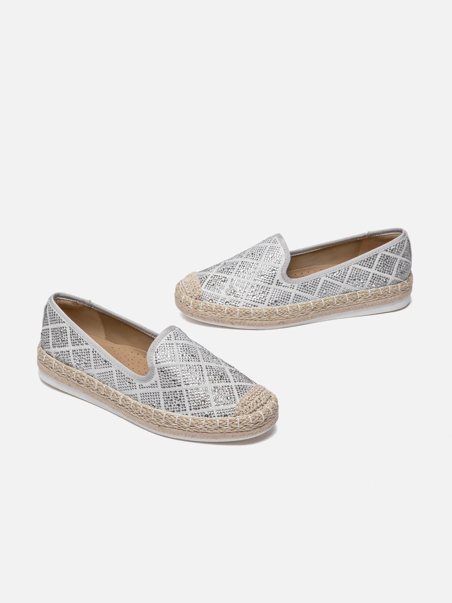 Karivyn Crystal Embroidered Espadrilles - Image 12