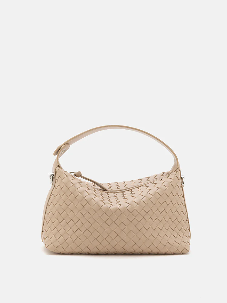 Xyla Woven Leather Bag - Image 12