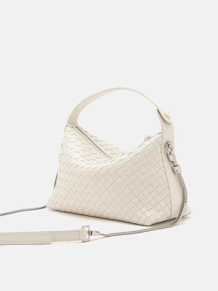 Xyla Woven Leather Bag - Image 4