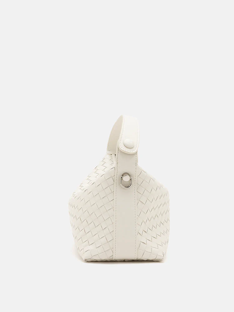 Xyla Woven Leather Bag - Image 5