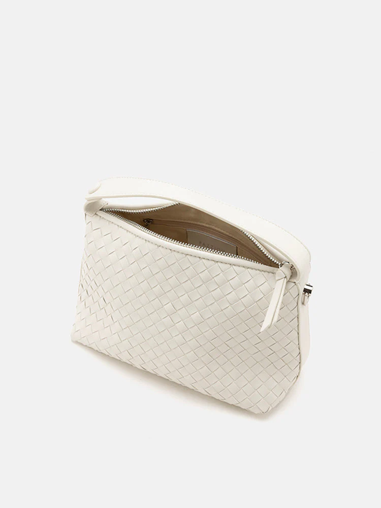 Xyla Woven Leather Bag - Image 6