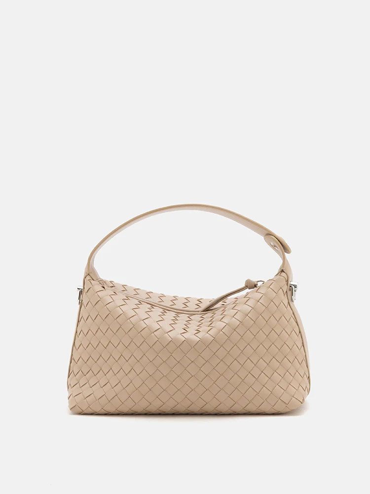 Xyla Woven Leather Bag - Image 7