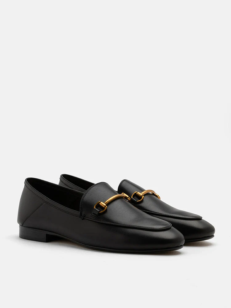 Isabeau Metal Buckle Loafers - Image 10