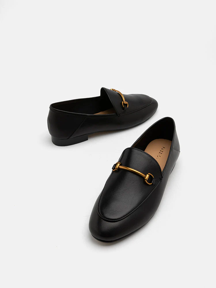 Isabeau Metal Buckle Loafers - Image 11