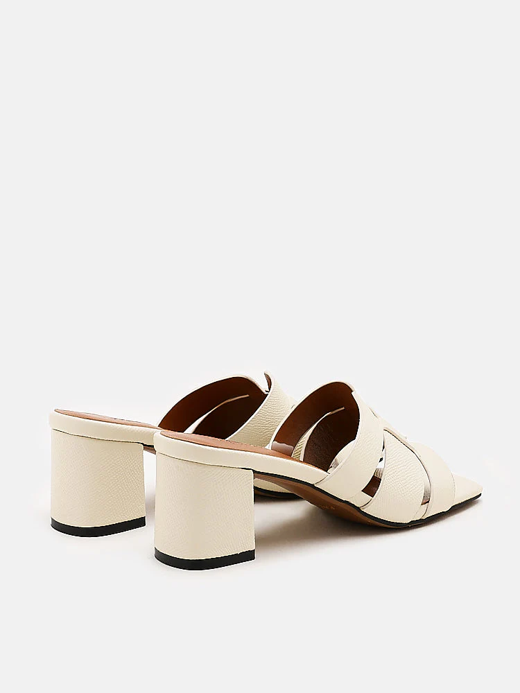Elmira Cowhide Leather Heels - Image 5