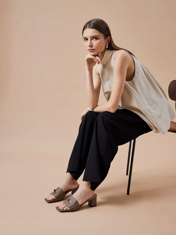 Lexley Twist Lock Accent Sandal Heels - Image 13