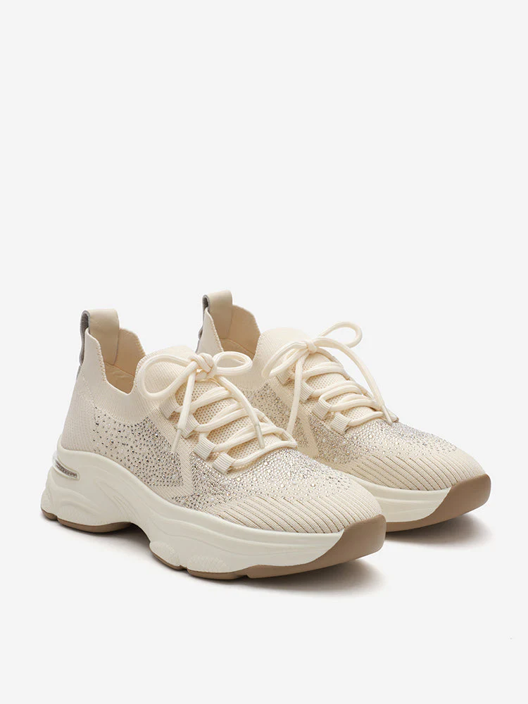 Kailani Crystal Embellished Flyknit Sneakers - Image 8