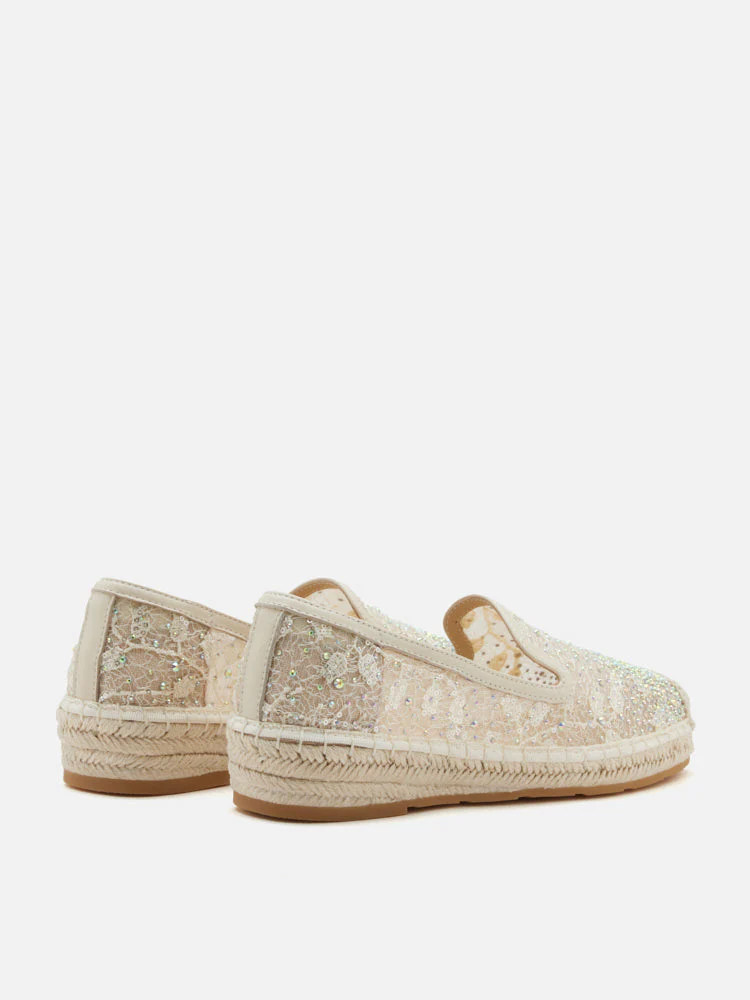 Xandra Crystal Embroidered Espadrilles - Image 7