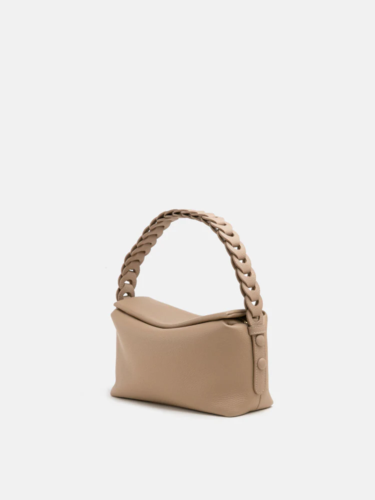 Thanee Slouchy Chained Leather Handbag - Image 11