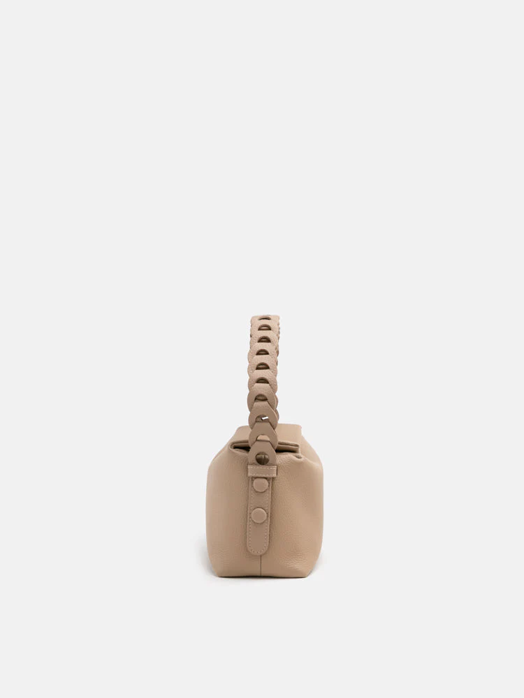 Thanee Slouchy Chained Leather Handbag - Image 14