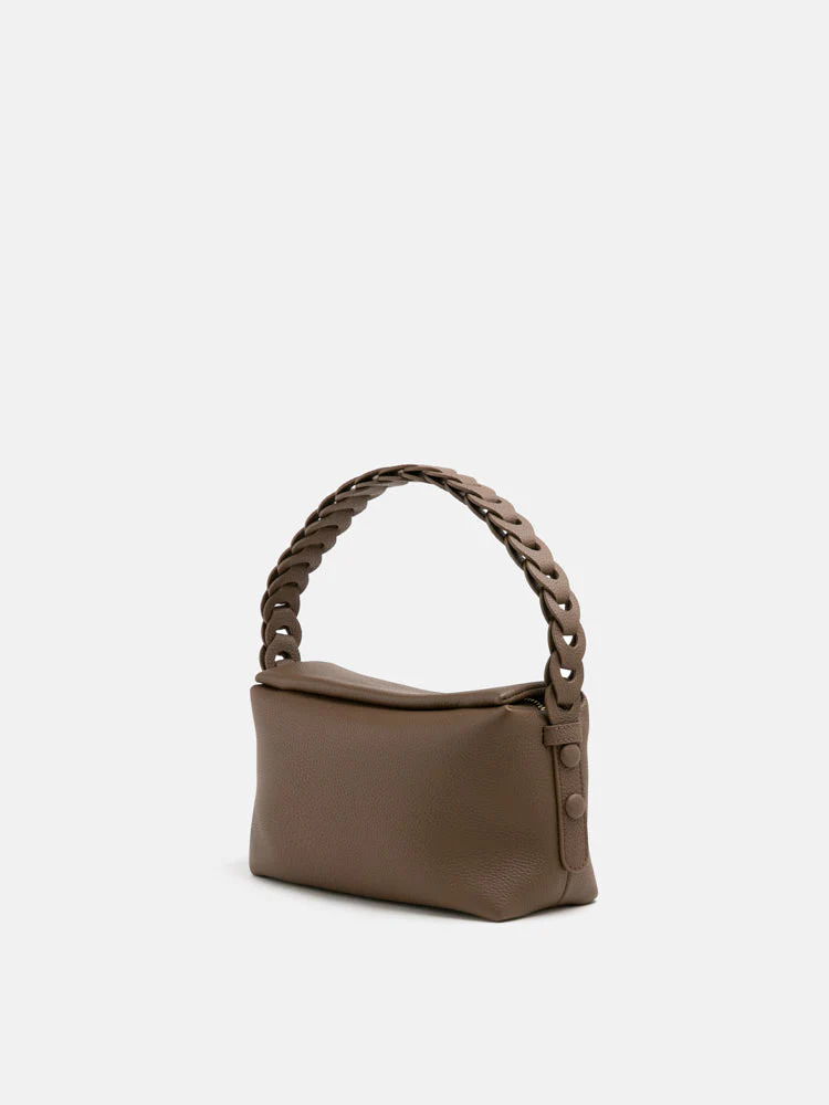 Thanee Slouchy Chained Leather Handbag - Image 3