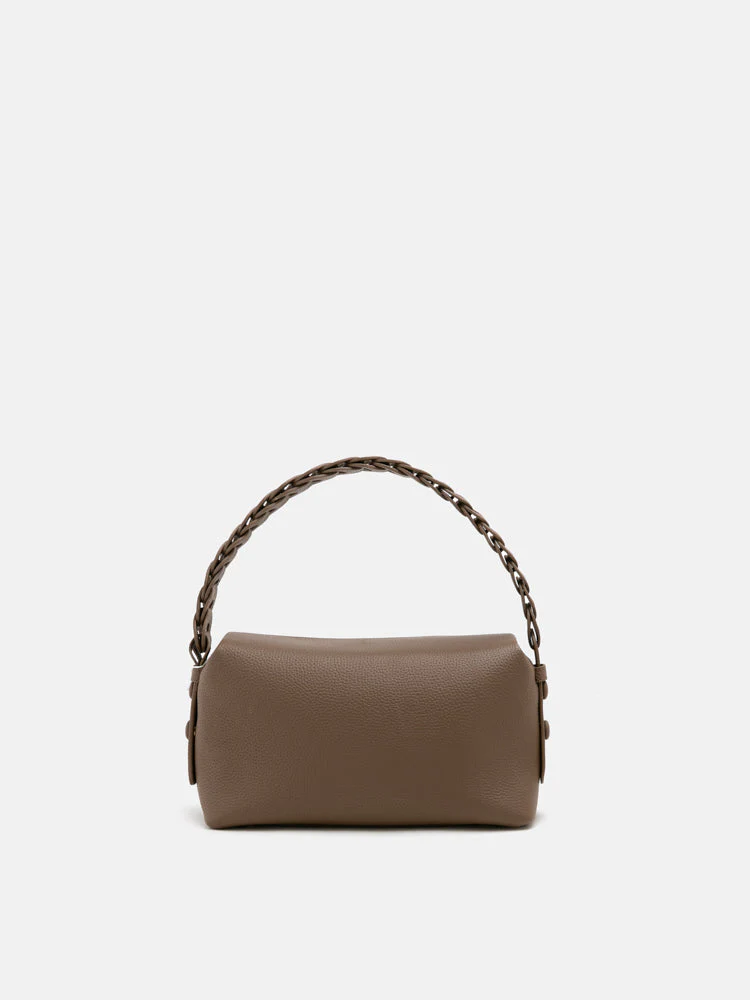 Thanee Slouchy Chained Leather Handbag - Image 7