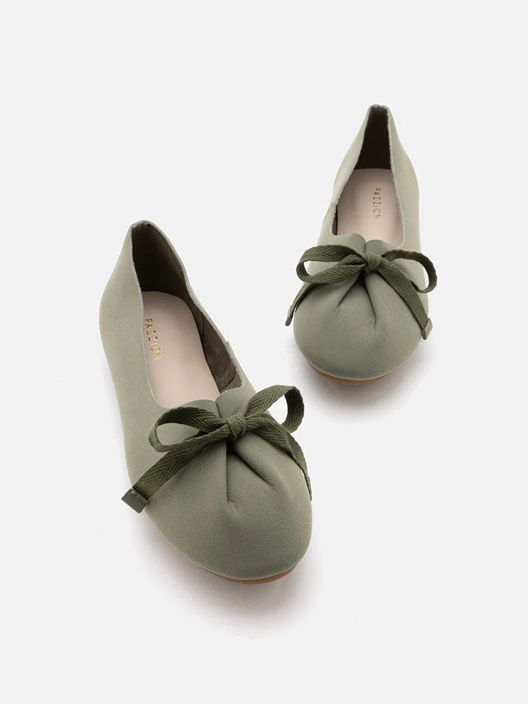 Adriana Tied Bow Flats - Image 18