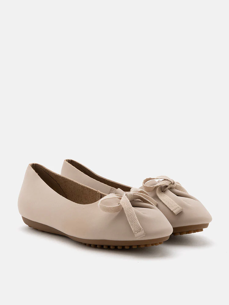 Adriana Tied Bow Flats - Image 3