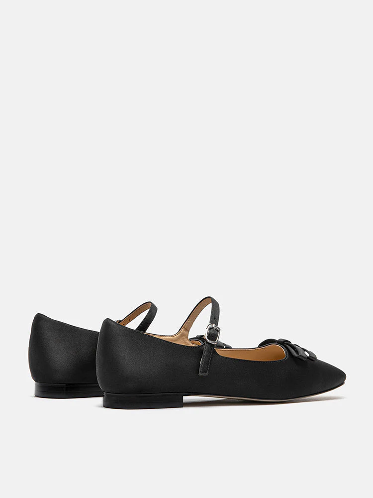 Aylin Silk Double Bow Mary Janes - Image 13