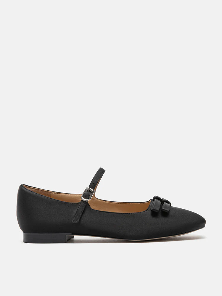 Aylin Silk Double Bow Mary Janes - Image 9