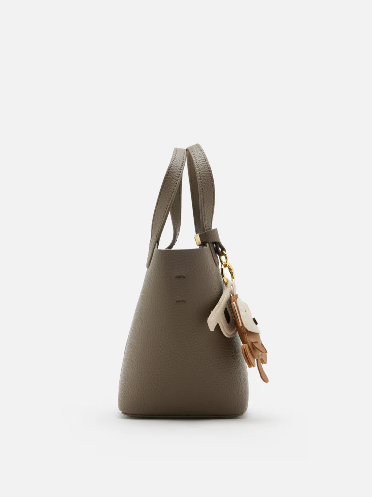 Haley Leather Charmed Bucket Bag - Image 10