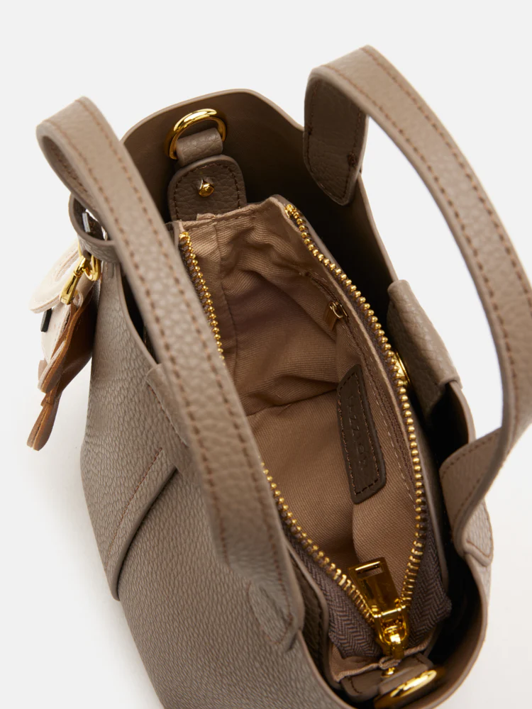 Haley Leather Charmed Bucket Bag - Image 12