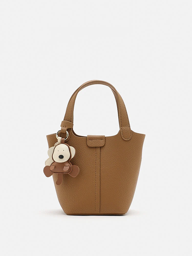 Haley Leather Charmed Bucket Bag - Image 14