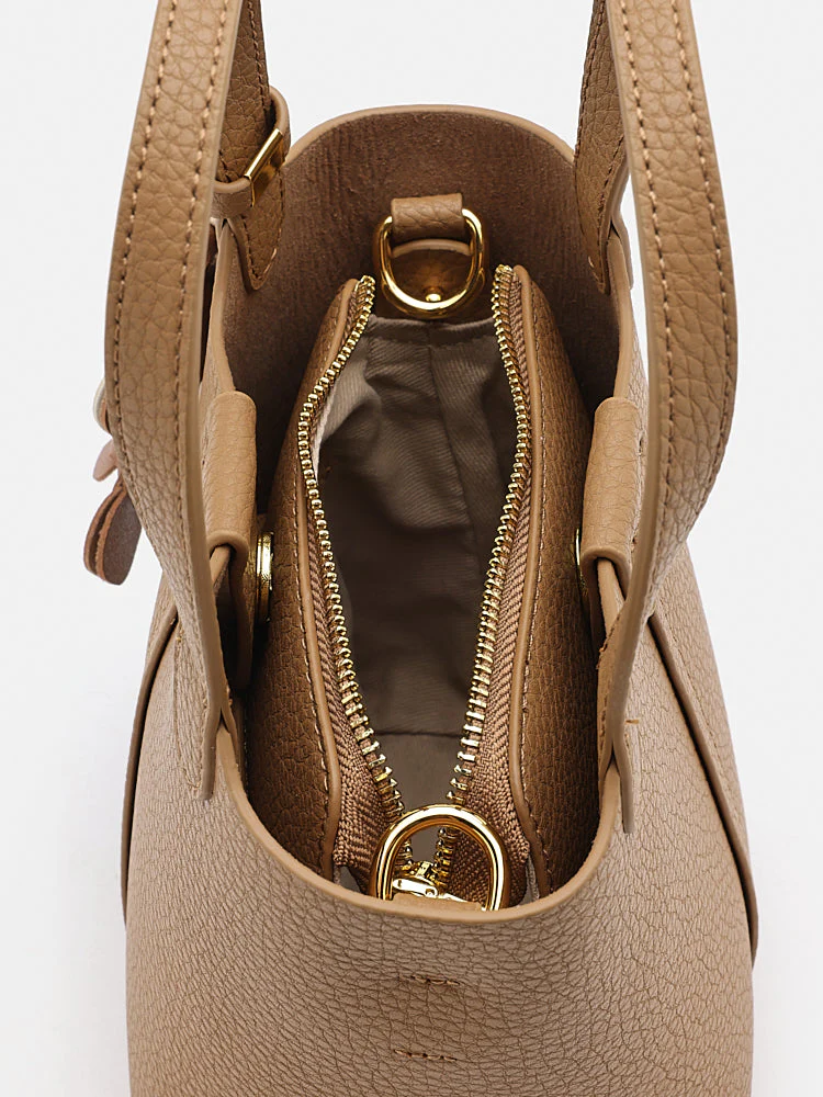 Haley Leather Charmed Bucket Bag - Image 20