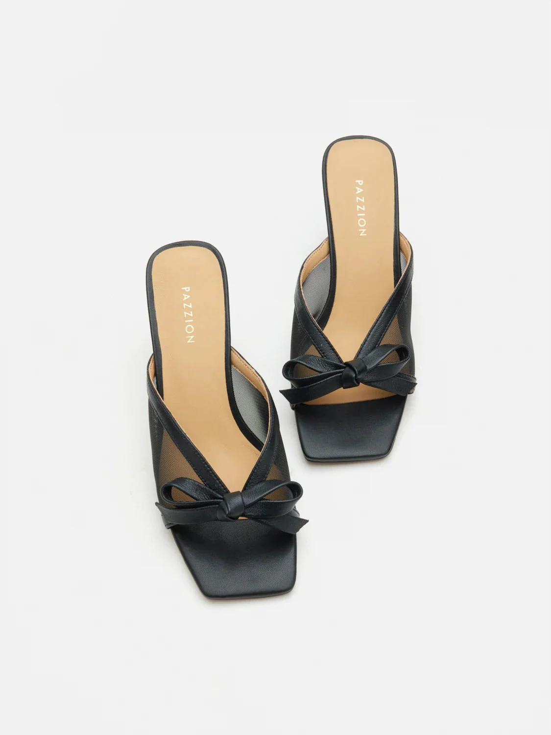 Uira Mesh Bow Mule Heels - Image 13