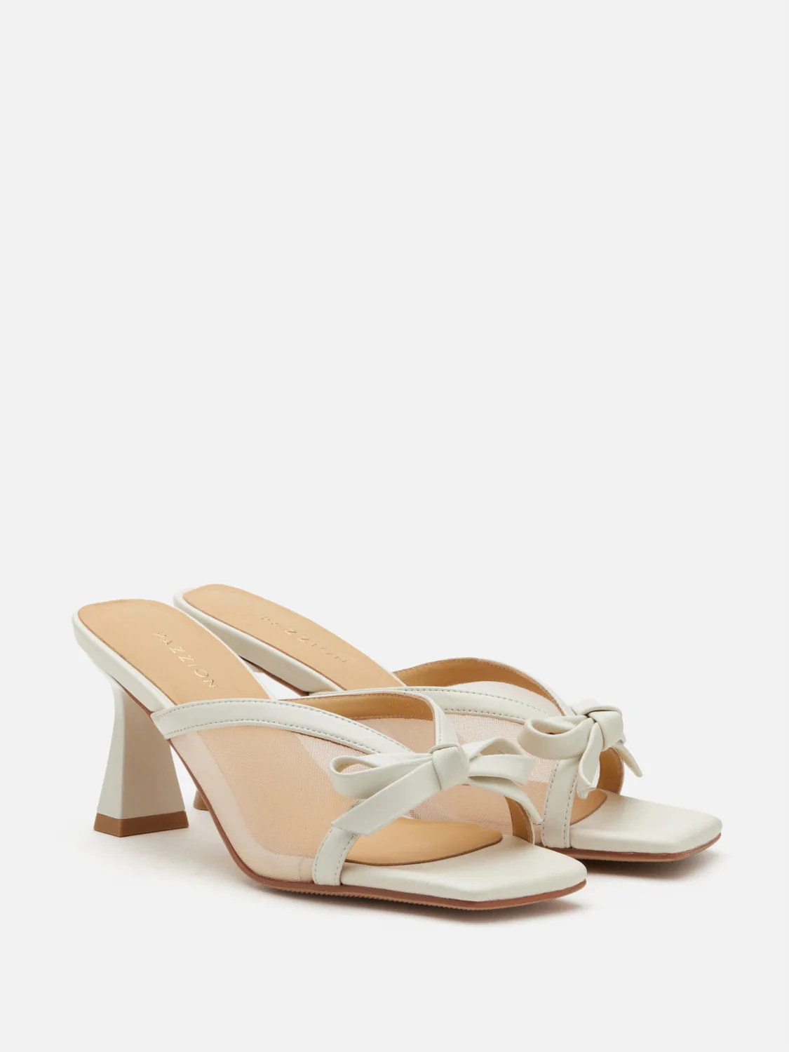 Uira Mesh Bow Mule Heels - Image 3