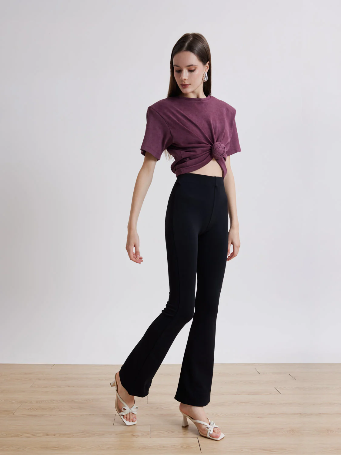 Uira Mesh Bow Mule Heels - Image 5