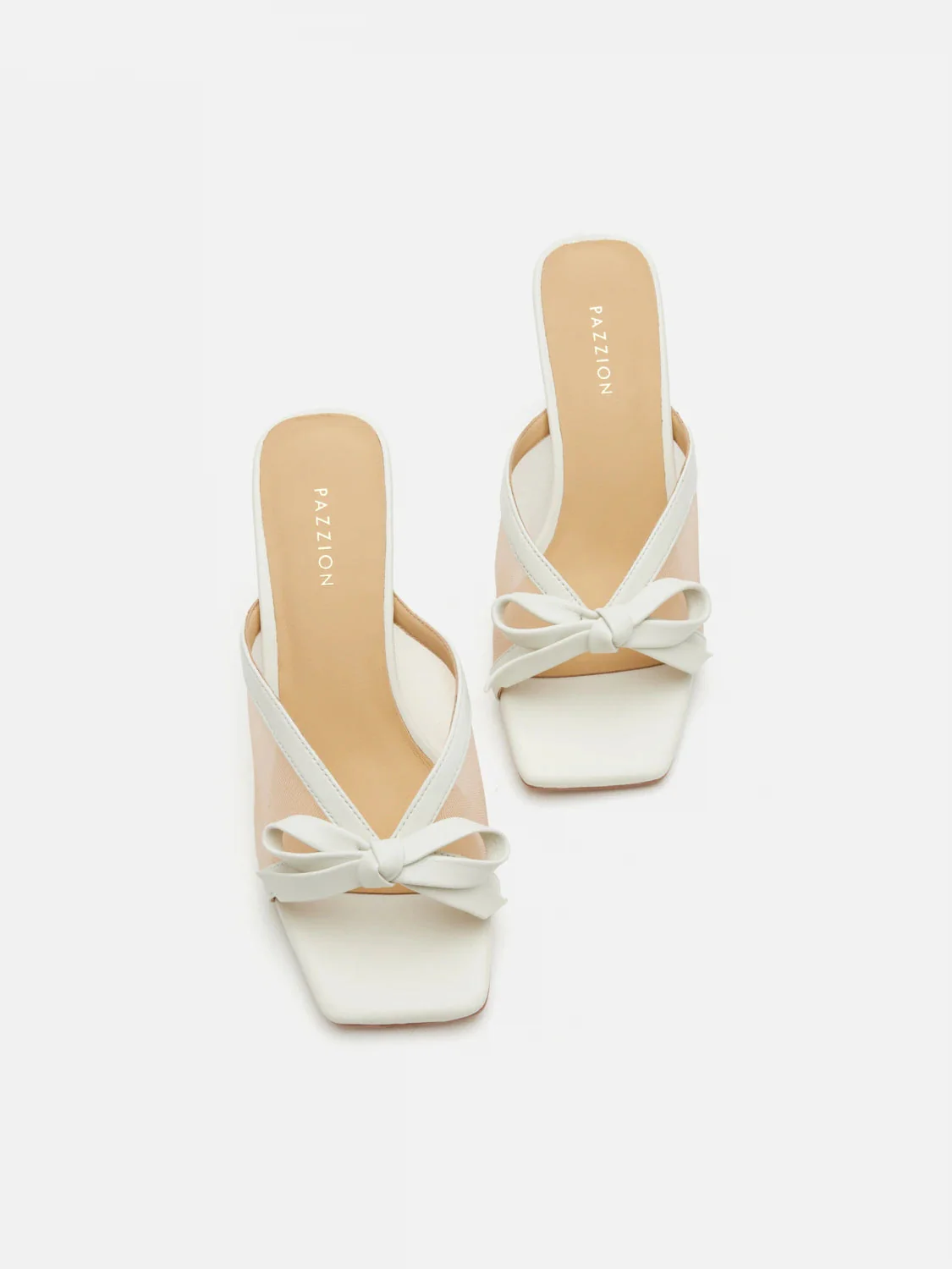 Uira Mesh Bow Mule Heels - Image 6