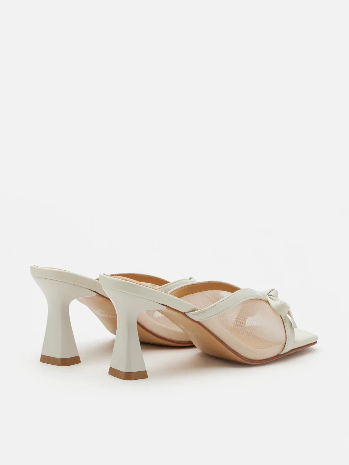 Uira Mesh Bow Mule Heels - Image 7
