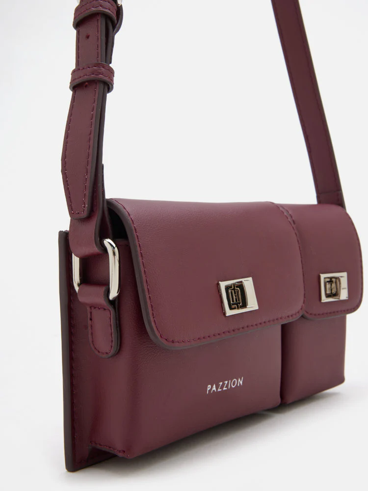Aviana Double Twist Lock Structured Bag - Image 4