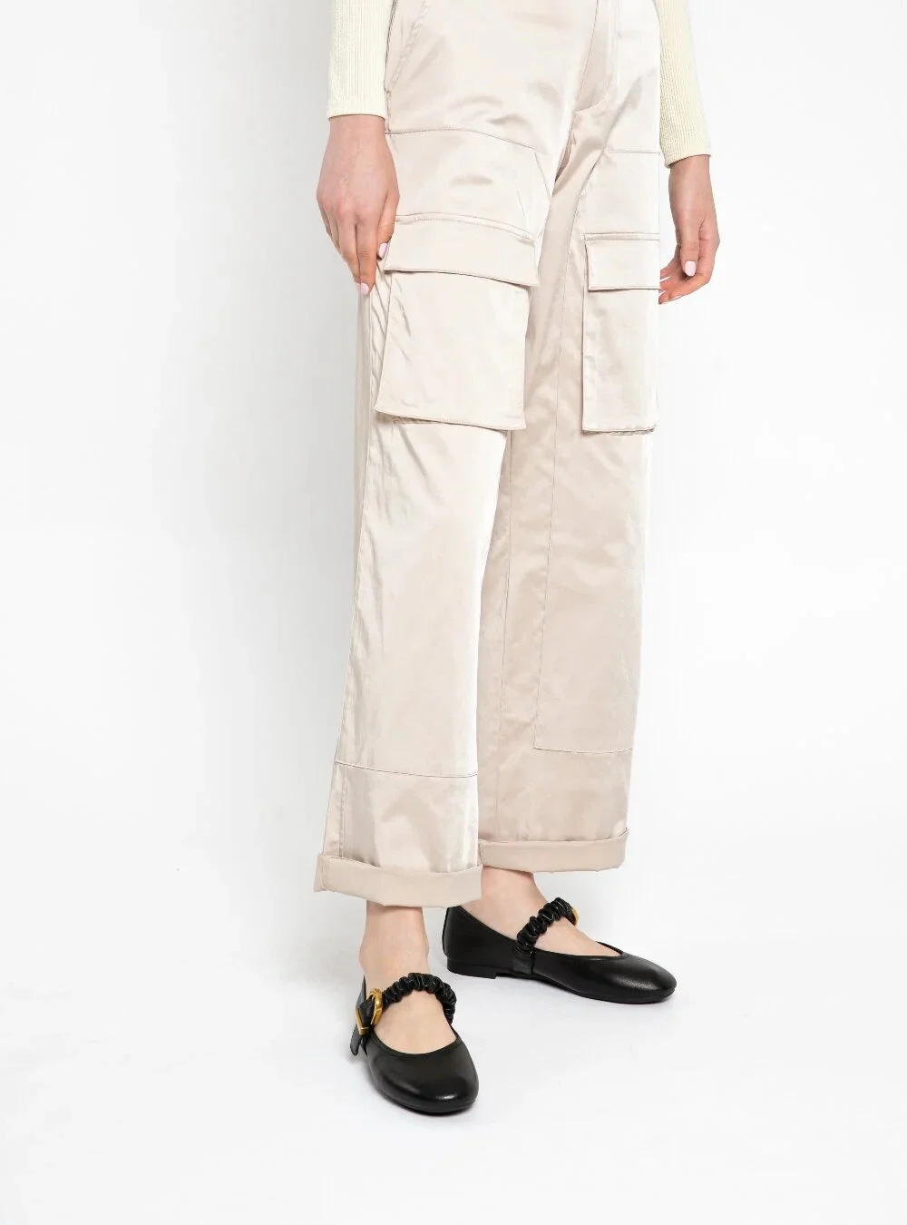 Judith Ruched Strap Maryjanes - Image 8