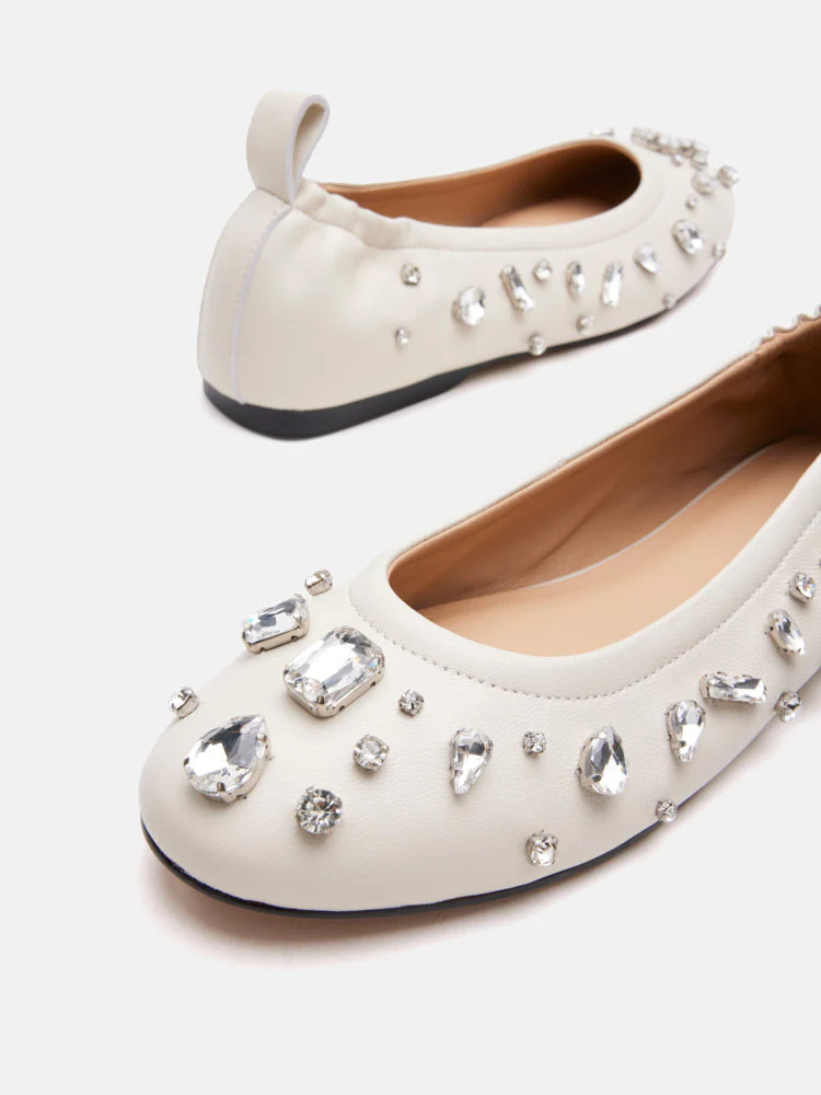 Levante Diamante Embellished Flats - Image 11