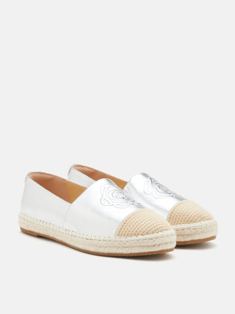 Brea Embossed Espadrille Flats - Image 11