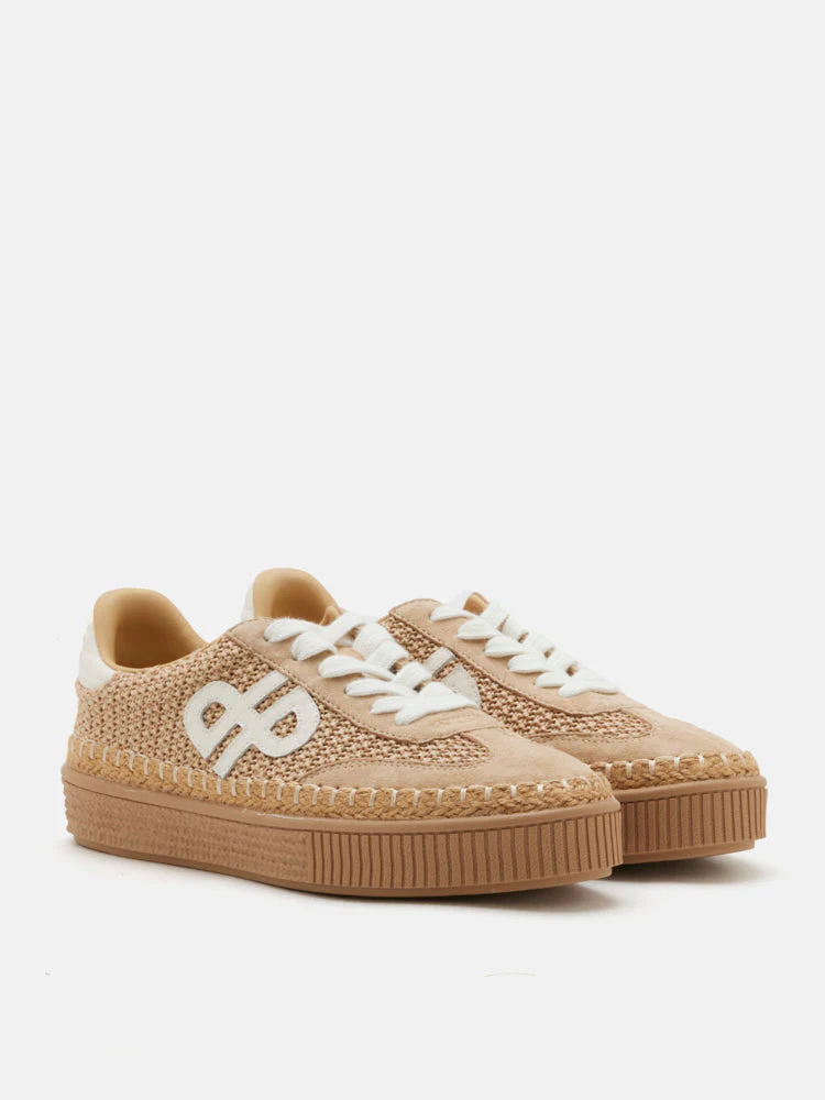 Maris Woven Jute Sneakers - Image 3