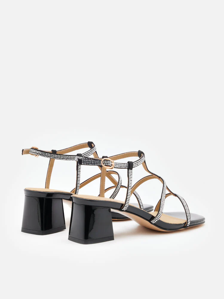 Rumi Crystal Embellished Strappy Sandal Heels - Image 13