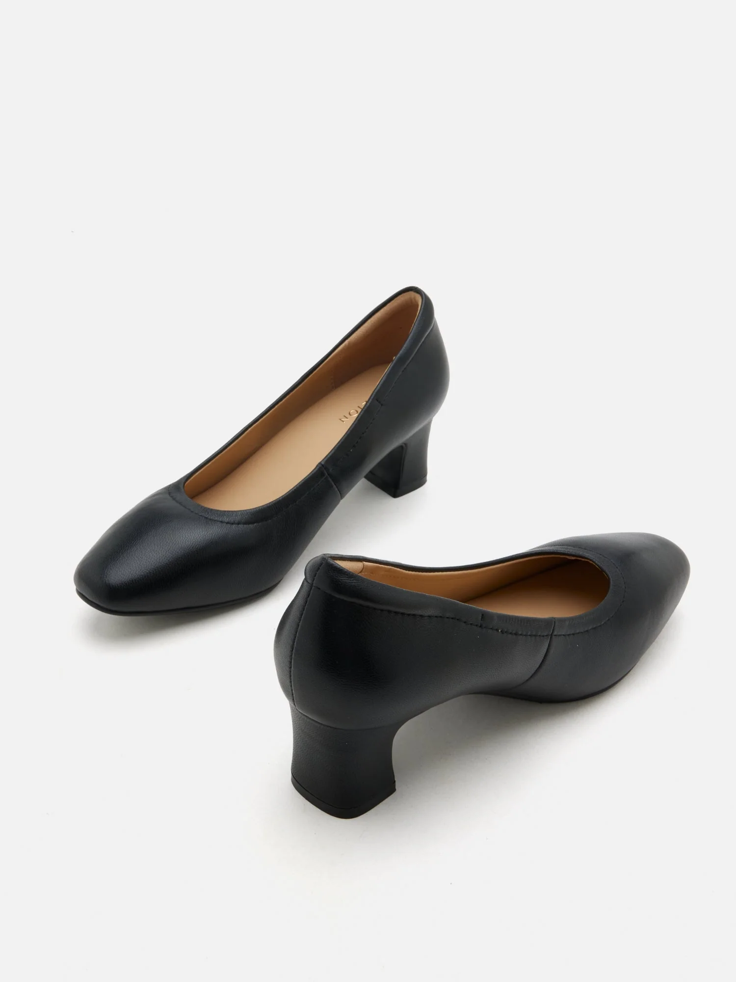 Herve Square Toe Low Heels - Image 11