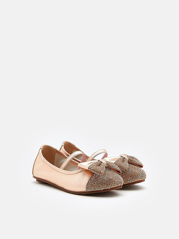 Mini Ayelet Diamante Mary Jane Ballerinas - Image 3