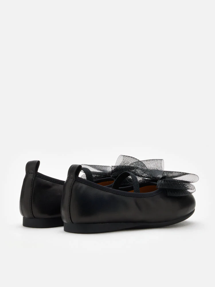 Mini Kylie Tulle Bow Mary Janes - Image 10