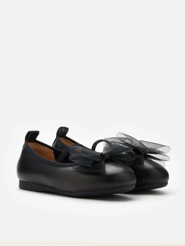 Mini Kylie Tulle Bow Mary Janes - Image 7