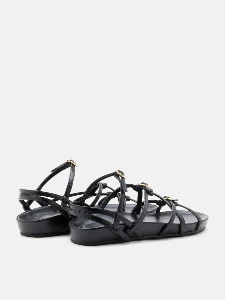 Anica Metallic Cross-Strap Comfort Sandals - Image 14