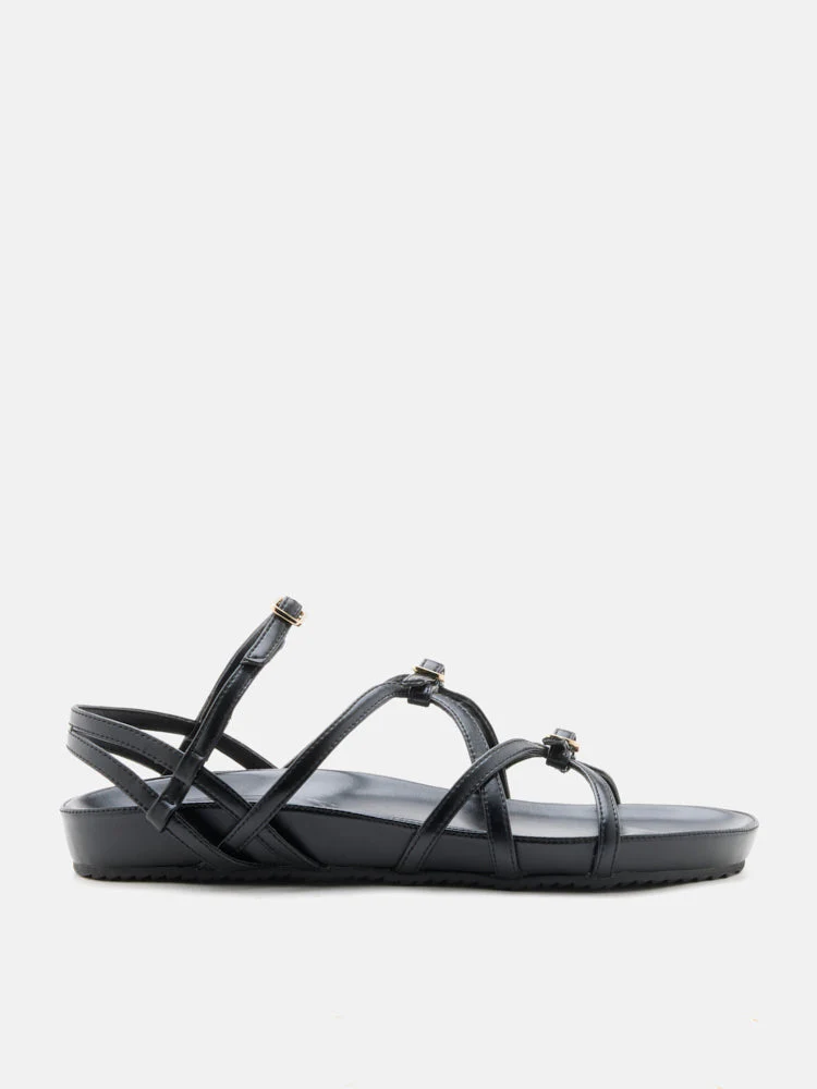 Anica Metallic Cross-Strap Comfort Sandals - Image 8