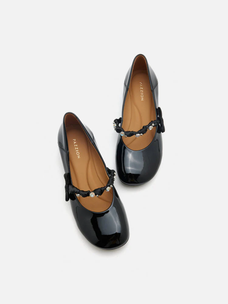 Ellettra Braided Strap MaryJane Heels - Image 13
